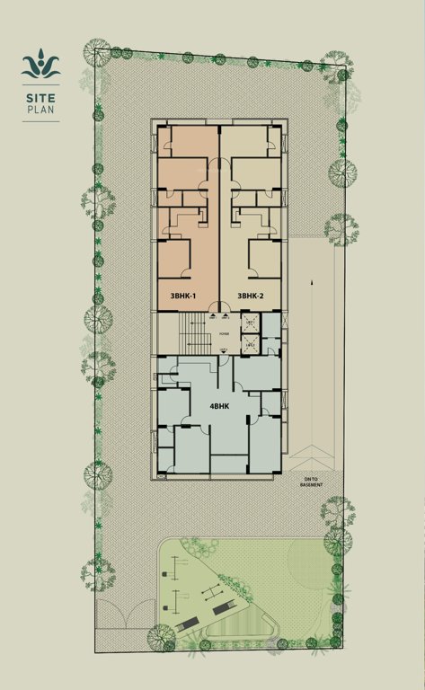 24 carat gold coin apartment Layout Plan