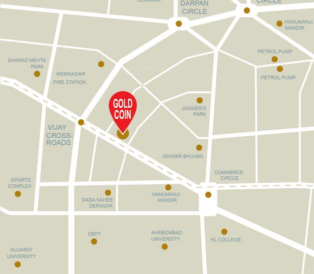  24 carat gold coin apartment Location Plan