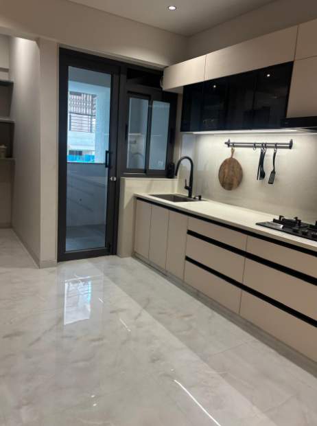  24 carat gold coin apartment Kitchen