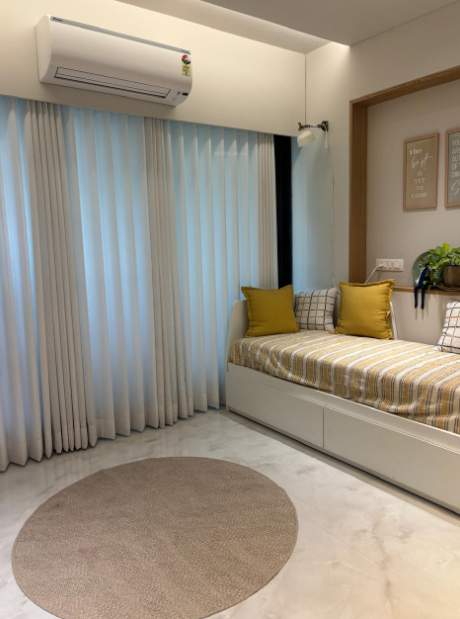  24 carat gold coin apartment Living Area