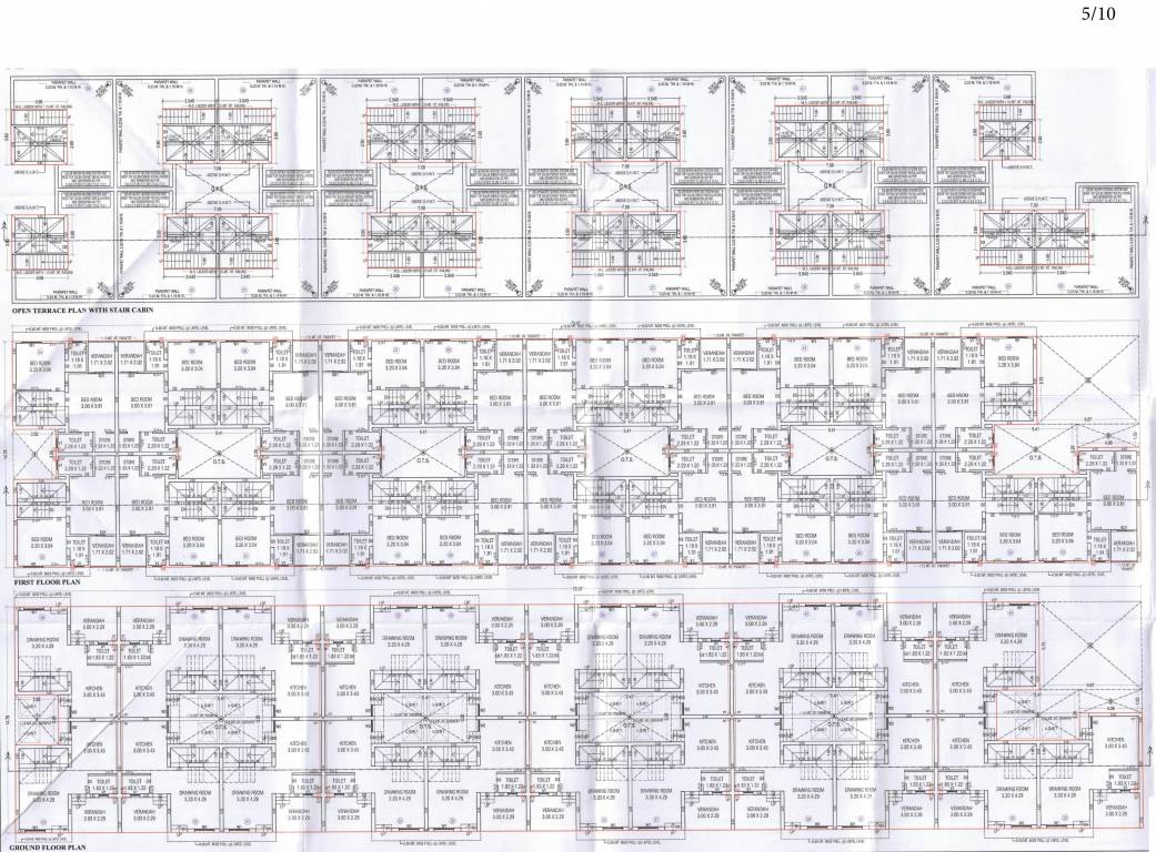  shree ranga residency  Block E Cluster Plan