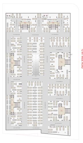 Block A, Block B, Block C, Block D, Block E, Block F Basement 3 Cluster Plan skyrise Block A, Block B, Block C, Block D, Block E, Block F Basement 3 Cluster Plan