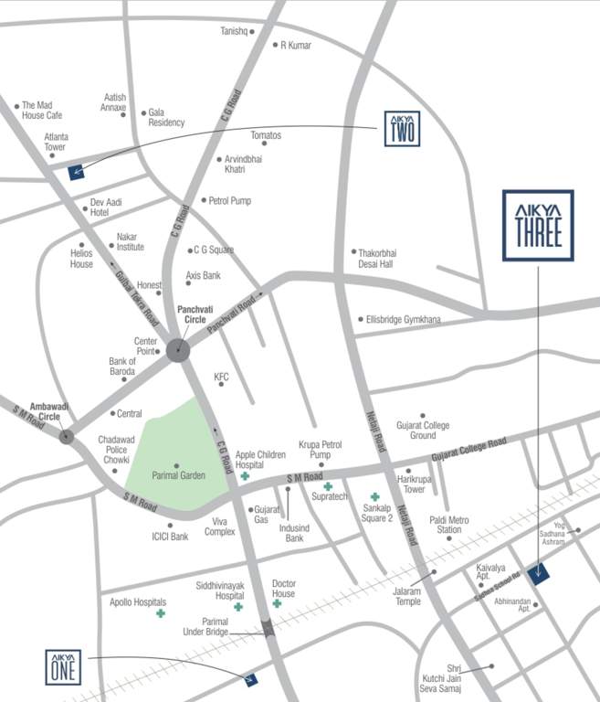  three Location Plan