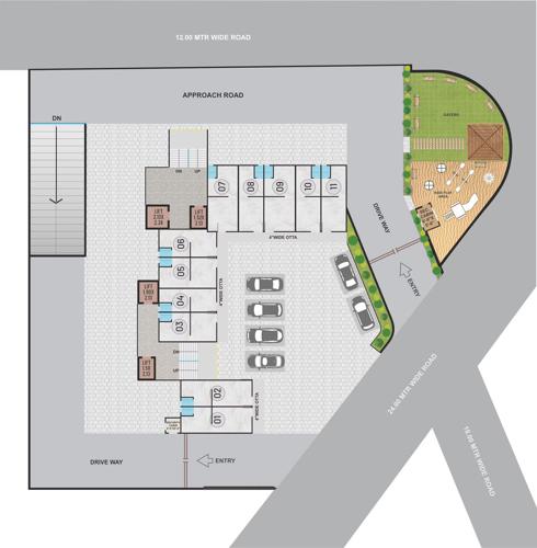 Block A And B Cluster Plan for ground Floor shree-siddheshwaray-platinum Block A And B Cluster Plan for ground Floor
