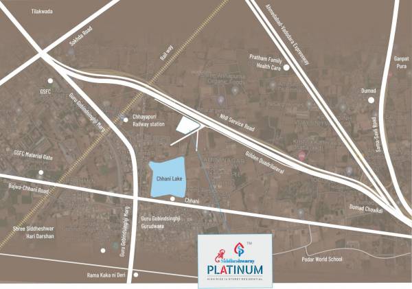 Location Plan shree-siddheshwaray-platinum Location Plan