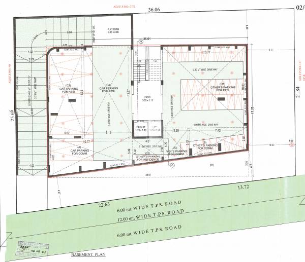  roshan-heights Roshan Heights Basement Cluster Plan