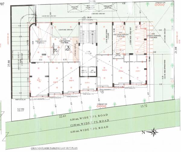  roshan-heights Roshan Heights Ground Cluster Plan