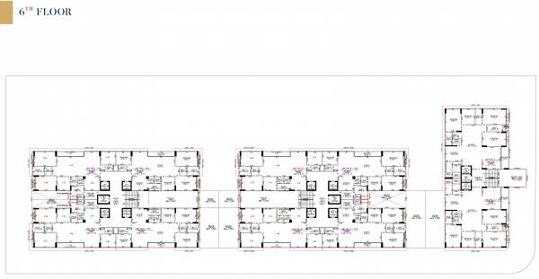  siddharth-vrundavan-phase-2 A, B, C Cluster Plan For 6th Floor