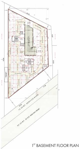  blue-ocean A, B Cluster Plan For 1st Basement