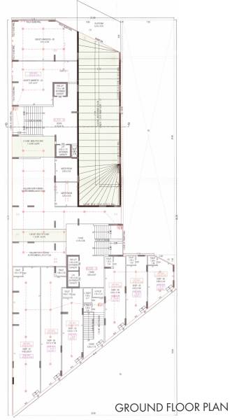 blue-ocean A, B Cluster Plan For Ground Floor