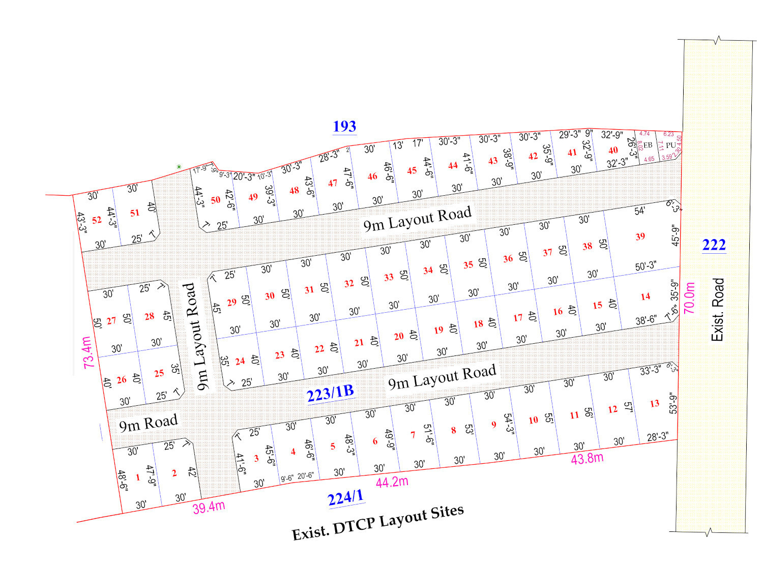 Sq Ft Plot For Sale In Mayon Grand Ellora Grand Ellora Kalapatti