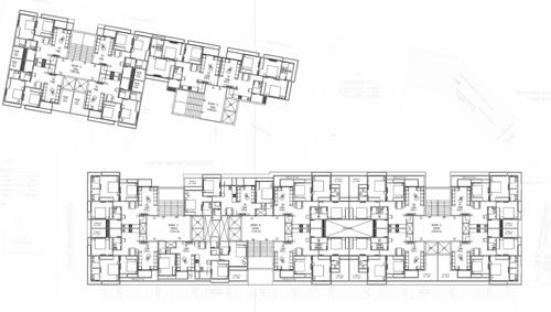  swam-residencia Block A,B,C,D & E Cluster Plan from 2nd to 10th Floor