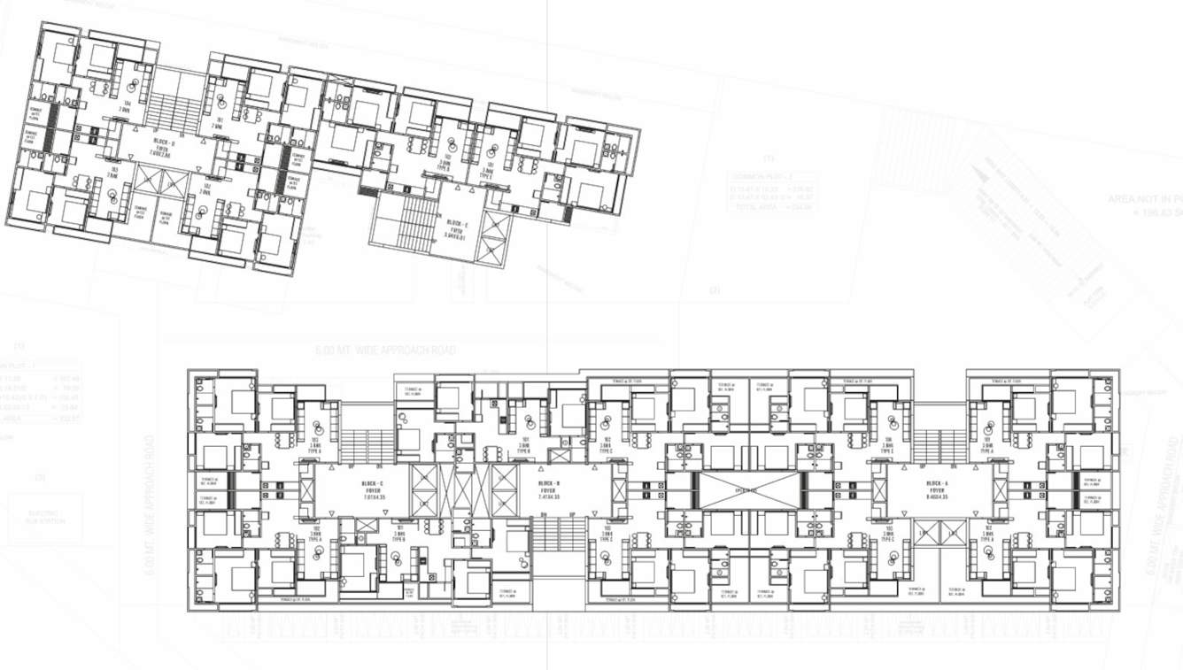  swam residencia Block A,B,C,D & E Cluster Plan from 2nd to 10th Floor