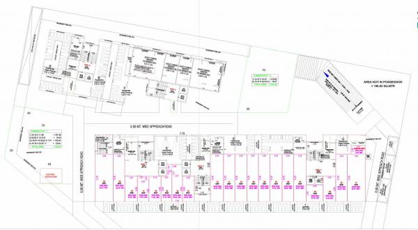  swam-residencia Block A,B,C,D & E Ground Floor Cluster Plan