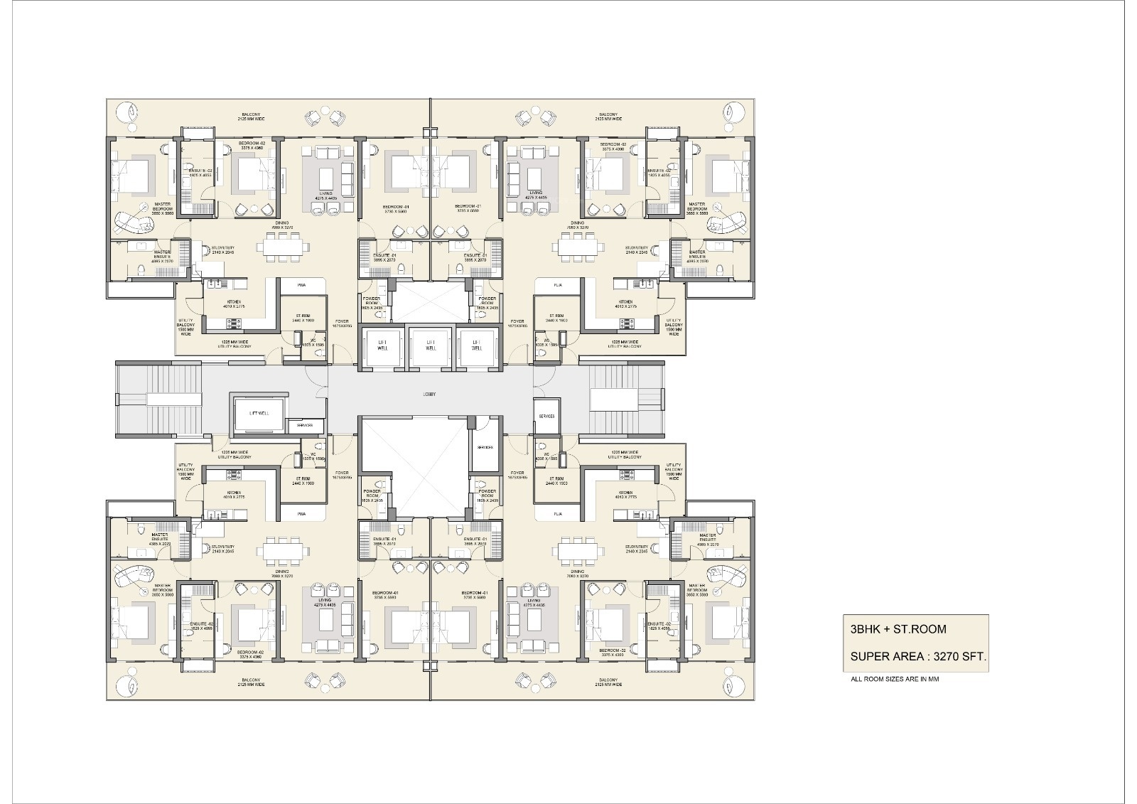 M3M The Cullinan in Sector 94, Noida - Price, Location Map, Floor Plan ...