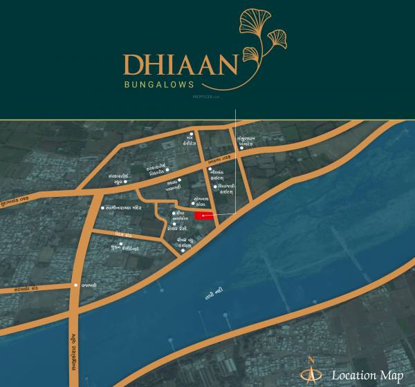 Location Plan dhiaan-bungalows Location Plan