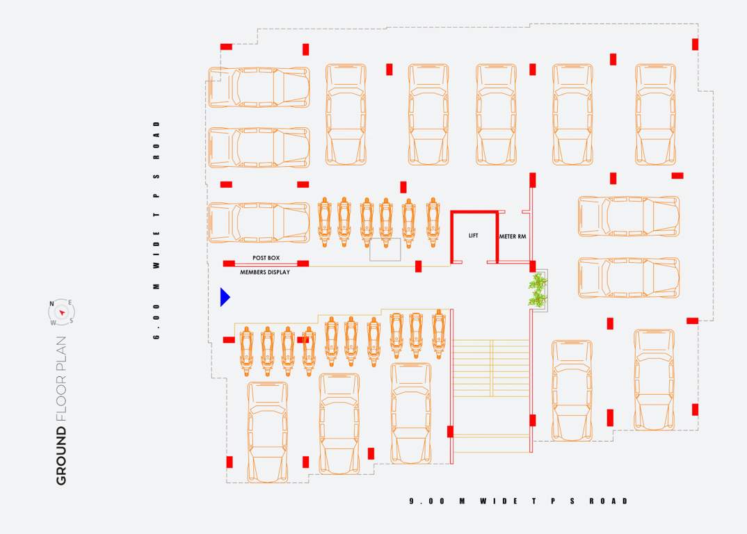  amarjyot apartments Amarjyot Apartments Cluster Plan for ground Floor