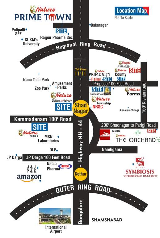  golden galaxy Location Plan