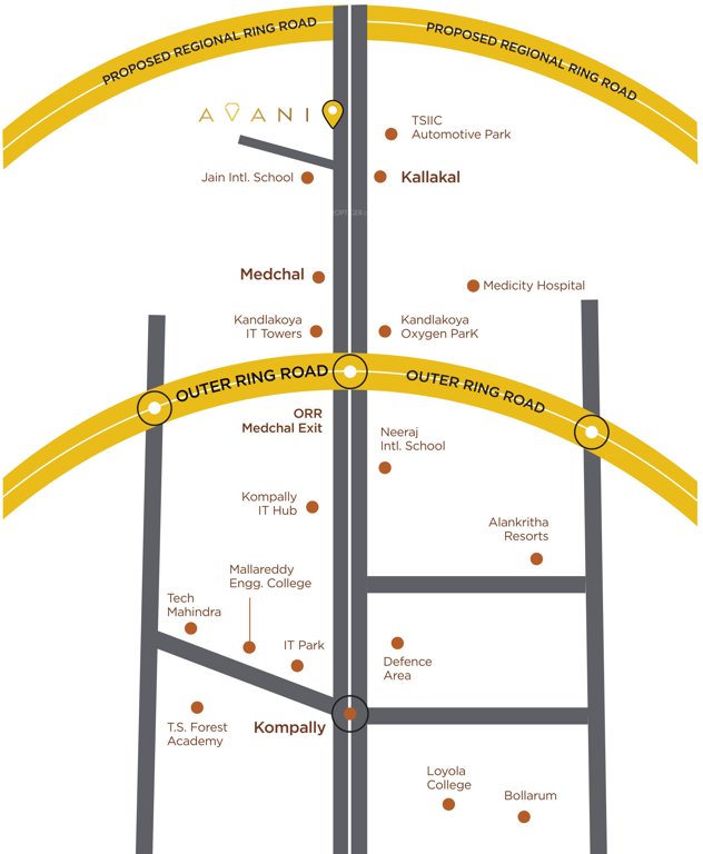  avani Location Plan