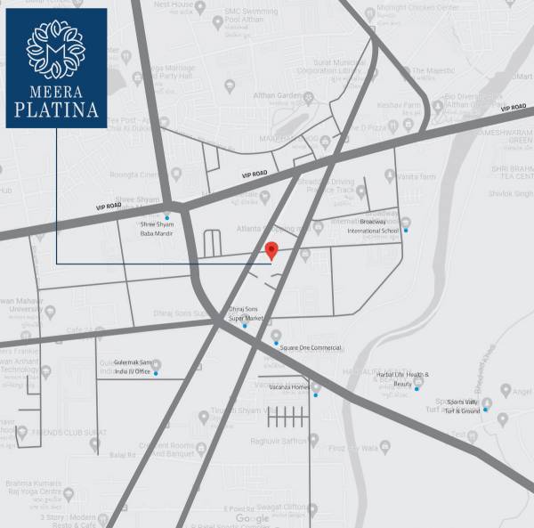 Location Plan meera-platina Location Plan