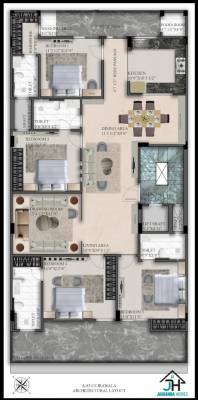 Homes Cluster Plan from 1st to 4th Floor homes Homes Cluster Plan from 1st to 4th Floor