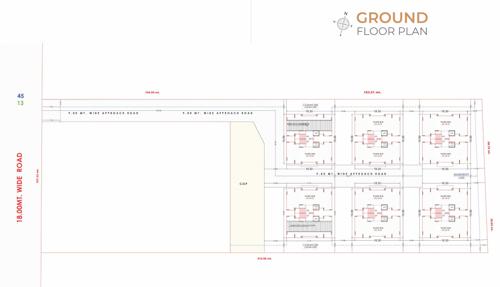 Block C1 To Block C6 Cluster Plan for ground Floor skynand-heights-02 Block C1 To Block C6 Cluster Plan for ground Floor
