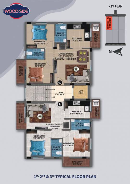  ntr garden Woodside Cluster Plan