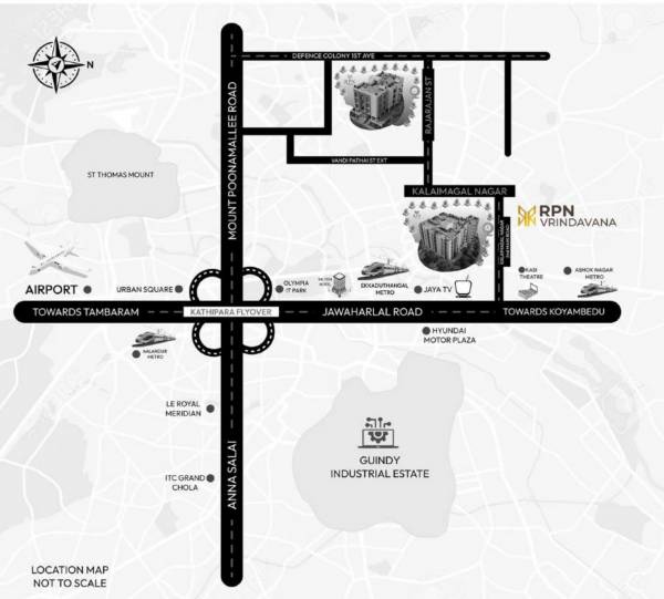  vrindavana Location Plan