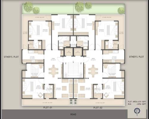  investors-landbase-luxury-floors-3 Investors Landbase Luxury Floors 3 Cluster Plan