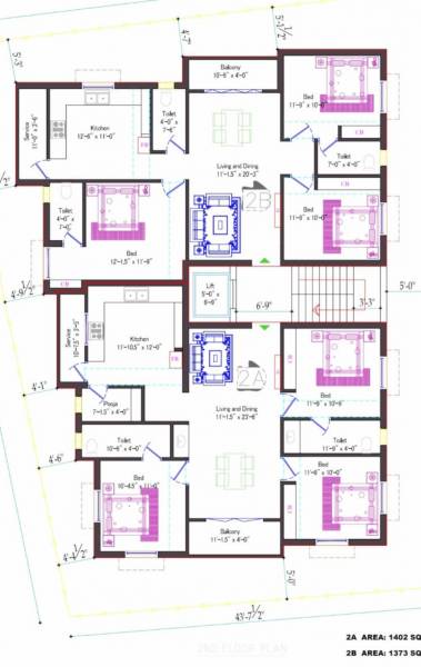  nayra Nayra Cluster Plan for 2nd Floor