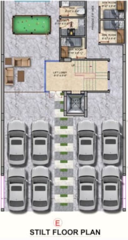  luxury builder floor sector 47 Luxury Builder Floor Sector 47 Stilt Cluster Plan