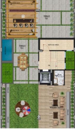 luxury-builder-floor-sector-47 Luxury Builder Floor Sector 47 Terrace Cluster Plan