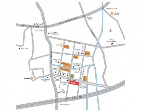  karnavati-apartment-7 Location Plan