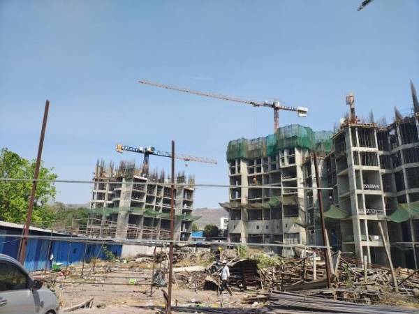 Construction Status March-25 constructionStatus of Galaxy Maplewoods Phase 1