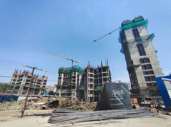 Construction Status March-25 constructionStatus of Galaxy Maplewoods Phase 1