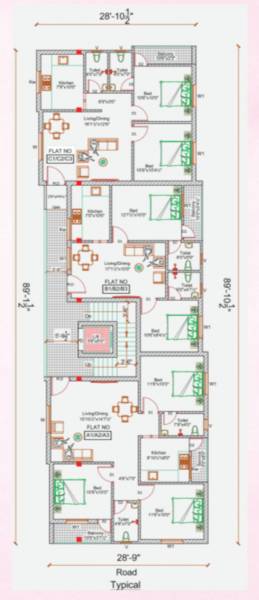  pearl- Pearl Cluster Plan from 1st to 3rd Floor