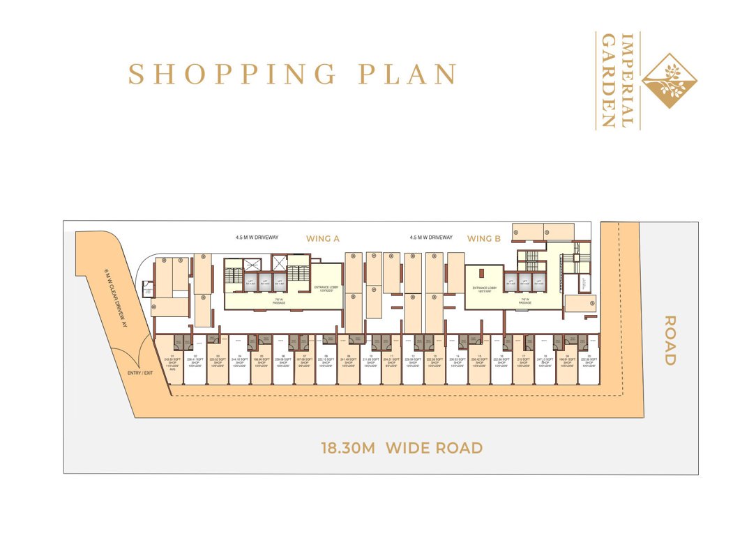  imperial garden Imperial Garden A Wing Cluster Plan