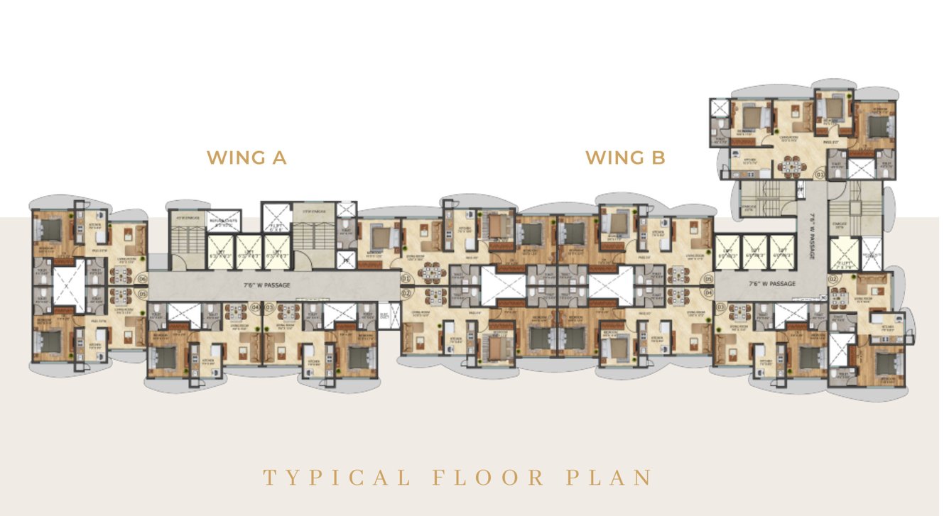  imperial garden Imperial Garden A Wing Cluster Plan