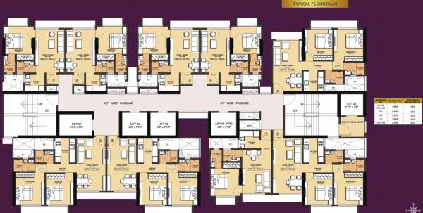 T Wing / Sapphire Typical Cluster Plan sapphire-dotom-isle T Wing / Sapphire Typical Cluster Plan