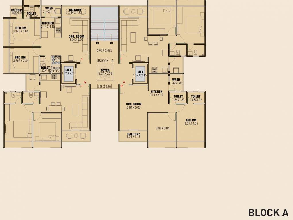  crown 140 A Typical Cluster Plan