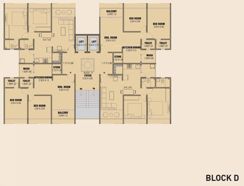  crown 140 D Typical Cluster Plan