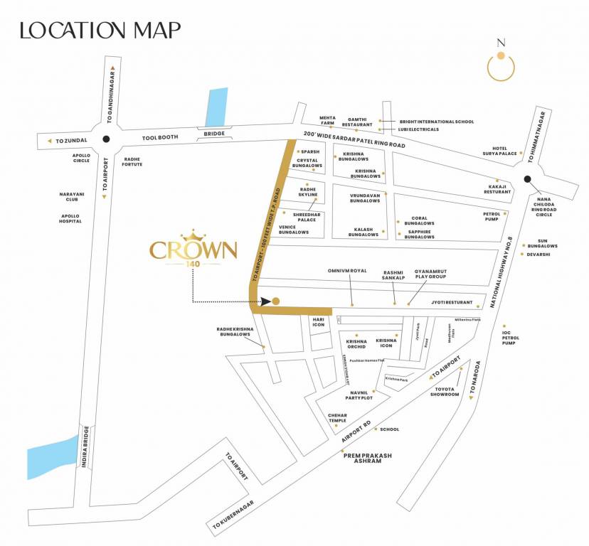  crown 140 Location Plan