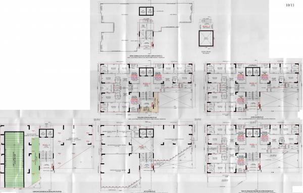  empire-skypark Block D Cluster Plan from 1st to 14th Floor