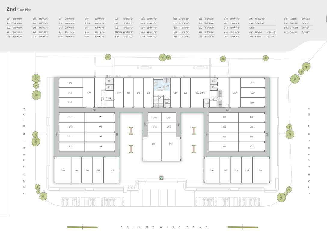  shree siddheshwar primeplus Shree Siddheshwar Primeplus Cluster Plan For 2nd Floor
