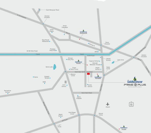  shree-siddheshwar-primeplus Location Plan