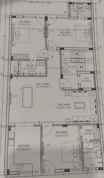 The Den Luxury Builder Floo Cluster Plan For Typical Floor Plan the-den-luxury-builder-floor The Den Luxury Builder Floo Cluster Plan For Typical Floor Plan