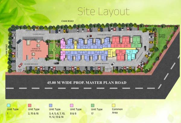  shriram-north-view-apartments Layout Plan