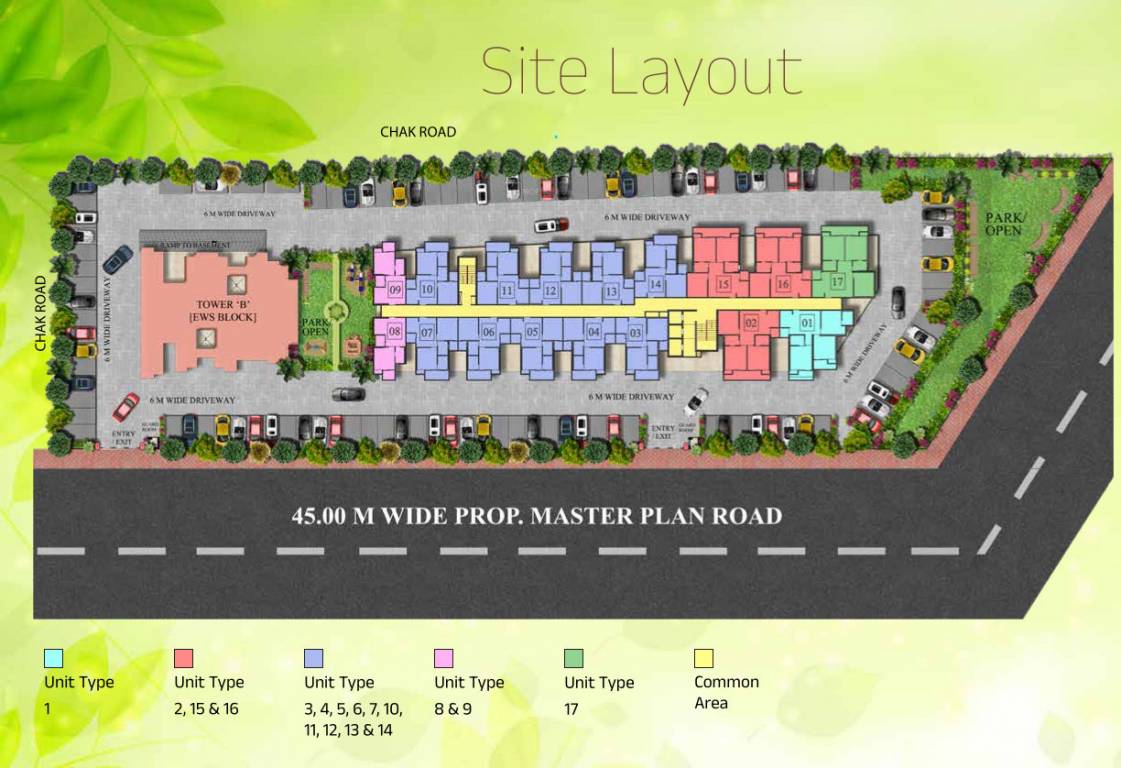  shriram north view apartments Layout Plan