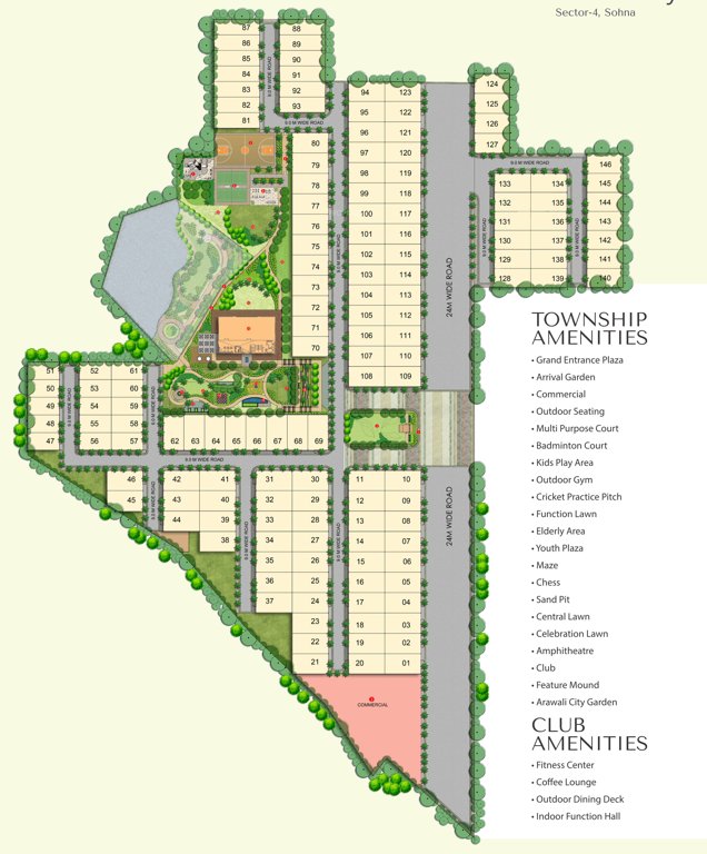  arawali city Layout Plan