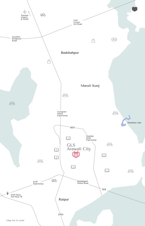  arawali city Location Plan